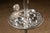 Mid 20th Century Vintage Chrome Airplane Smoking Stand With Marbled Glass Lamp Base For Sale - Image 5 of 9