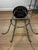 Late 20th Century Pair Charleston Forge Gray Wrought Iron Arched Swivel Bar Stools For Sale - Image 11 of 12