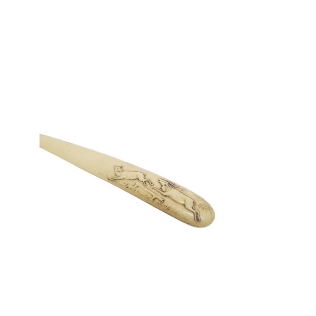Art Nouveau Style Figurative Letters Knife, Poland, 1900s For Sale - Image 5 of 8