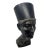 Antique Metal Torchiere Bust of Nefertiti Mounted on Marble For Sale