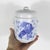 Blue Small Vintage Chinoiserie Asian Koi Fish Canister Lidded Jar or Pot, Ceramic With Lid Blue and White For Sale - Image 8 of 10