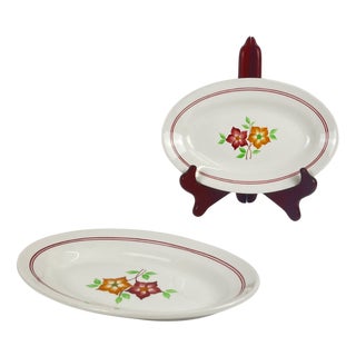 Plates from Moulin Des Loups, 1950s, Set of 2 For Sale