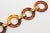 Brown Vintage Yves Saint Laurent Tortoise Resin and Brass Circles and Squares Waist Hip Belt, 1970's For Sale - Image 8 of 8