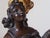 Metal Antique Victorian Rococo Revival French Bronze Harpist Candelabra Table Lamp, 1870s For Sale - Image 7 of 18