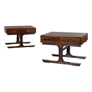 Mod. 544 Bedside Tables by Gianfranco Frattini for Bernini, 1960, Set of 2 For Sale
