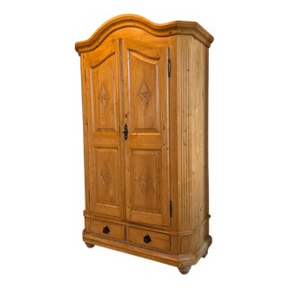 Baroque Style Farmhouse Wardrobe, 1980s For Sale