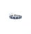 3.68 Ct Sapphire & Diamond Eternity Band Size 6.5 For Sale - Image 9 of 9