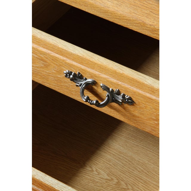 Vintage Danish Brutalist Oak Desk by Henning Kjærnulf, 1960s For Sale - Image 9 of 18