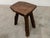 Brutalist Coffee Table and Stools in Blackened Pine, 1960, Set of 6 For Sale - Image 10 of 13
