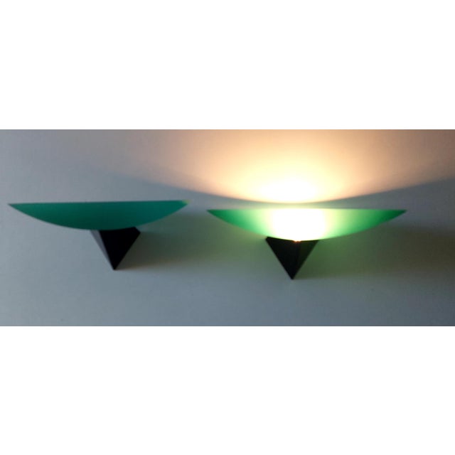 Mid-Century Modern Murano Glass Due Wall Lights by Carlo Nason, 1990s, Set of 2 For Sale - Image 3 of 16