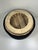 Wood Large Horsehair Pouffe in Compressed Wood, 1980s For Sale - Image 7 of 11