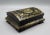 Gold Antique Chinese Export Lacquered Gilt Papier Mache Box For Sale - Image 8 of 12