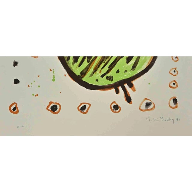 Untitled is an artwork realized by the English artist Martin Bradley in 1971. Lithograph on paper, hand-signed and dated...