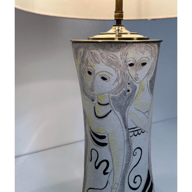 1950s Marcello Fantoni Table Lamp For Sale - Image 6 of 11