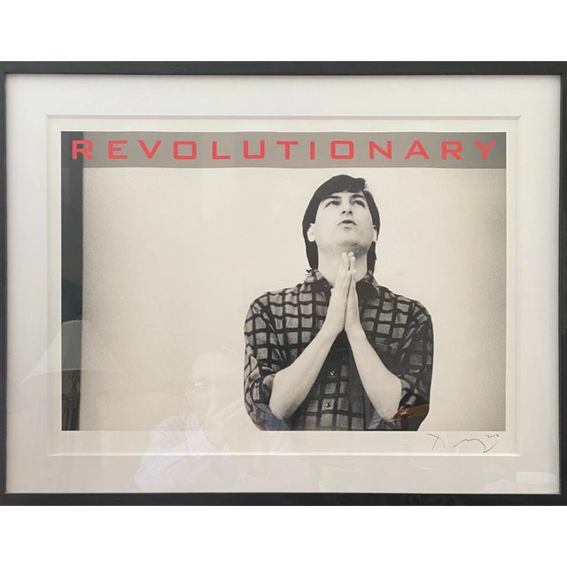 Steve Jobs Praying for rent, Douglas Menuez Silver Gelatin Print For Sale