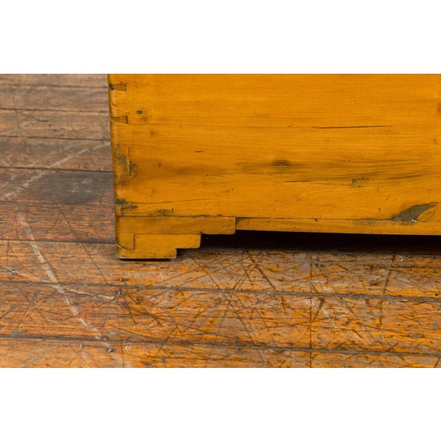 Vintage Chest with Carved Seashells on Lid For Sale - Image 10 of 12