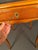 French Louis XV Style Cherry Wood Side Table With Leather Top, Circa 1920 For Sale - Image 12 of 17