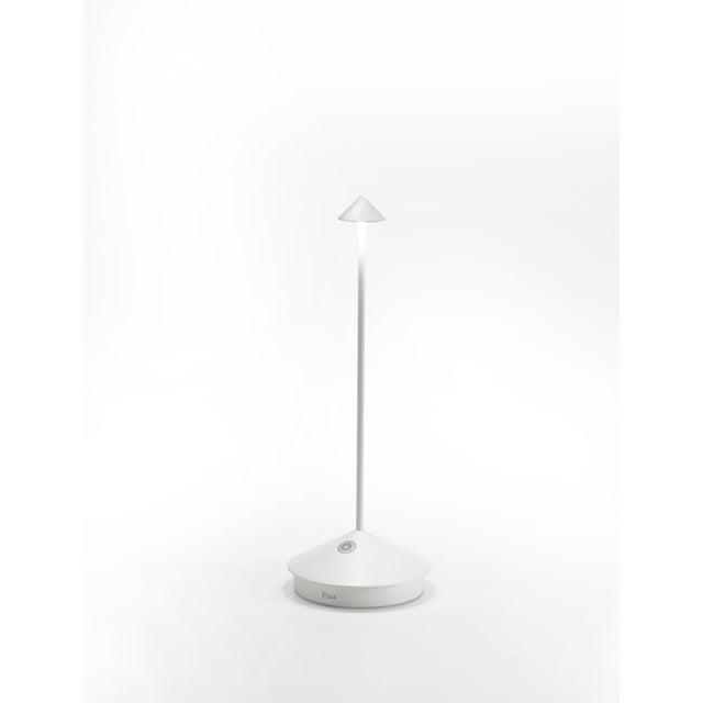 Modern Zafferano Pina Pro Rechargeable Indoor/Outdoor Cordless Table Lamp, White For Sale - Image 3 of 3