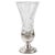 Vintage Silver and Crystal Vase, Italy, Mid-20th Century For Sale