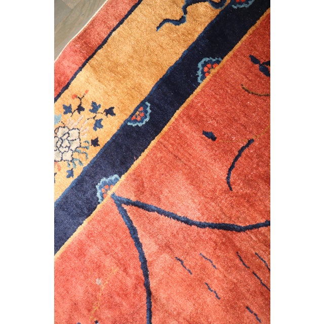 Art Deco Enchanting Art Deco Chinese Rug - 9' x 11'7" For Sale - Image 3 of 9