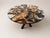 Round table in olive root and transparent resin, designed by Andrea Toffanin for Hood – Back & Forth Design. A unique...