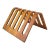 Postmodern Bernhard Pederson & Son Bentwood Desktop File or Magazine Rack For Sale