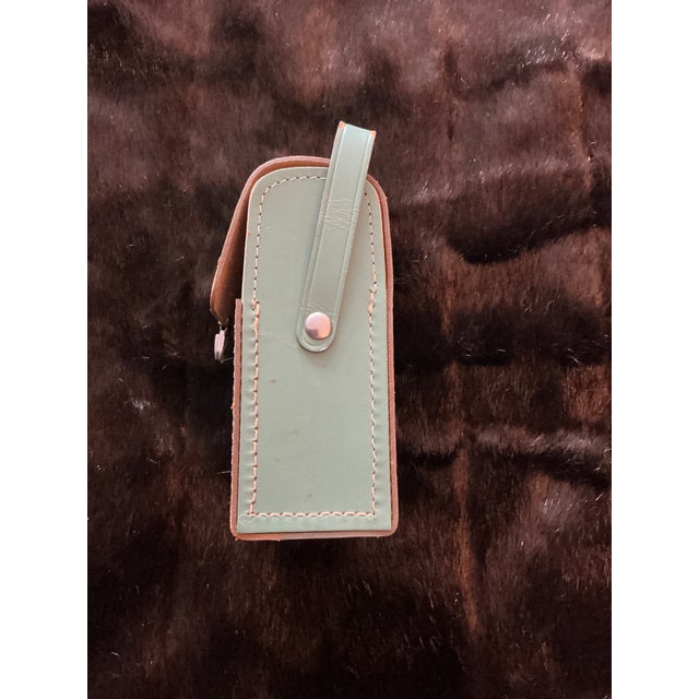 Vintage Travel Bar Case With Two Small Glass Flasks - 3pcs For Sale - Image 4 of 7