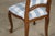 19th Century French Louis XV Style Walnut Dining Chairs in Light Blue Plaid - Set of 8 For Sale - Image 12 of 12