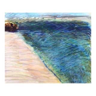 1970s Adrienne Anderson Coastal Modern Pastel For Sale