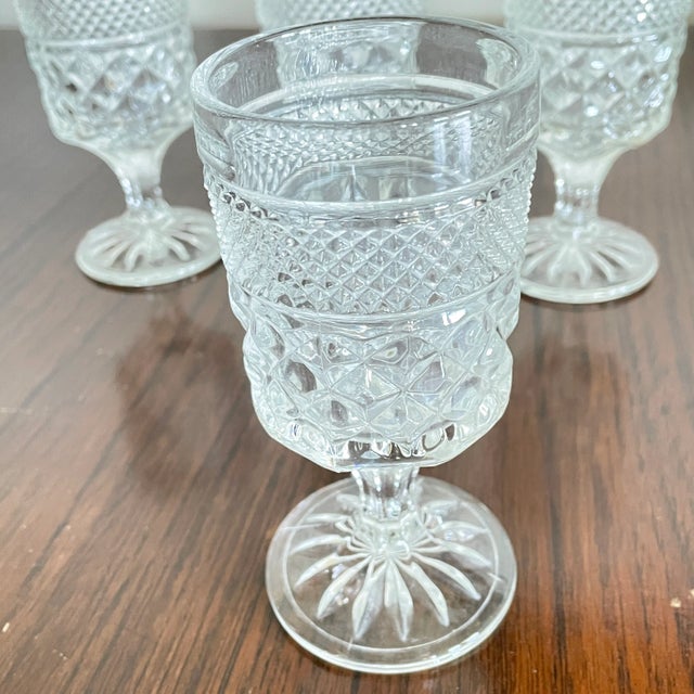 1970s Vintage Wexford Claret Wine Glasses- Set of 4 For Sale - Image 5 of 7