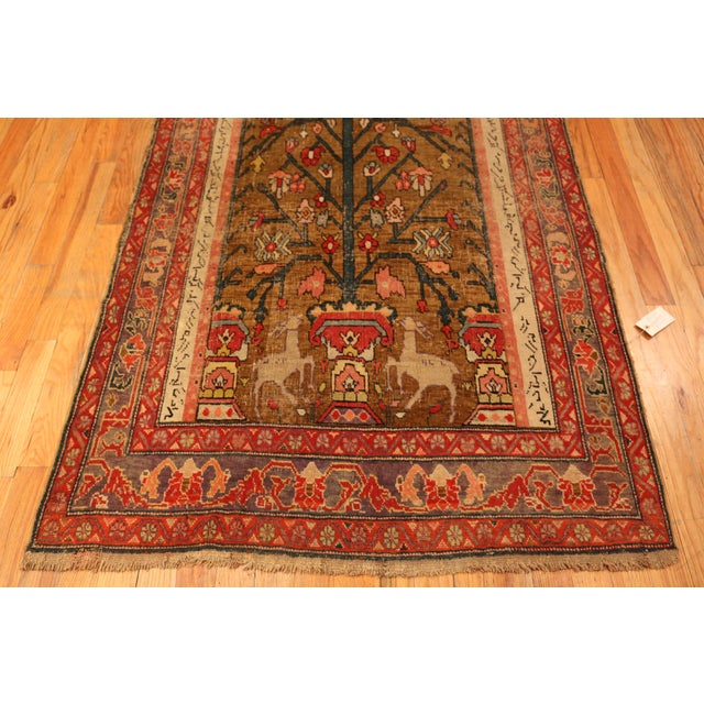 Nazmiyal Collection Antique Caucasian Tree of Life Karabagh Rug For Sale - Image 4 of 10