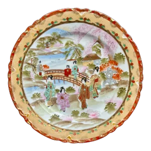 Antique Chinese Porcelain Hand-Painted Decorative Plate