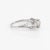 Art Deco Antique Deco 1 Carat Diamond Engagement Ring 14 Karat Gold Filigree Fine Vintage size 5.75 For Sale - Image 3 of 6