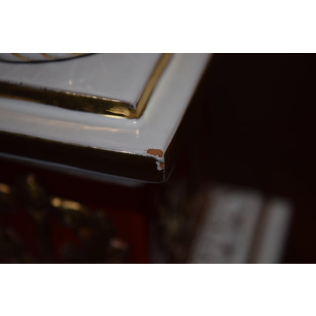 Ceramic Table Lamp by Ugo Zaccagnini For Sale - Image 10 of 11