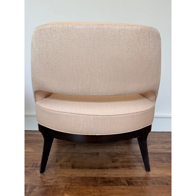 2020s Mid-Century Club Chair in Jim Thompson Fabric For Sale - Image 5 of 6