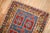 19th Century Zabihi Collection Blue Karaghashli Caucasian Rug - 3' x 5' For Sale - Image 9 of 12