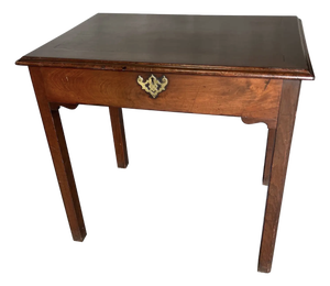 18th Century Georgian Mahogany Dressing Table With Lift Top and Sliding Mirror