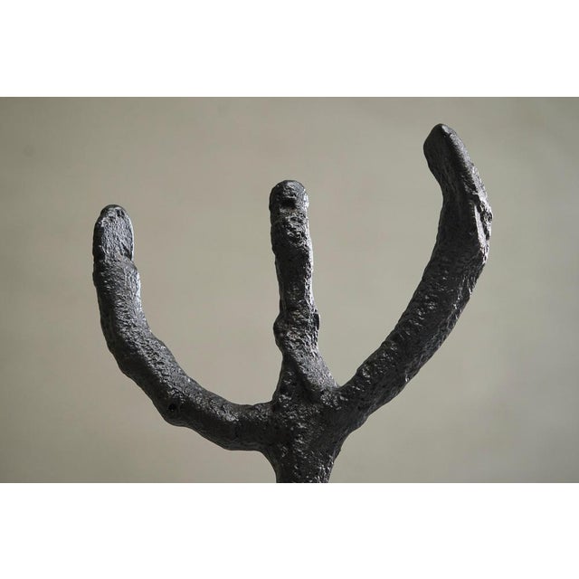 Wood Vintage Accent Chairs in Iron and Beech by Philippe Starck, 1980s, Set of 2 For Sale - Image 7 of 18