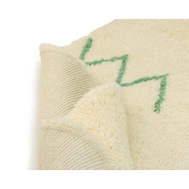 Textile Hand-Knotted Wool Rug by Azele Studio For Sale - Image 7 of 15