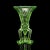 This is a vintage rocket vase. An English, art glass posy vase, dating to the Art Deco period, circa 1930. Appealingly...