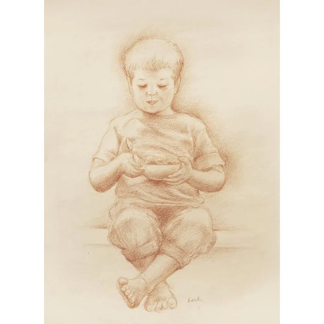 20th Century Large Original Signed Drawing by Earl For Sale - Image 9 of 10