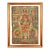 19th Century Tibetan Green Tara Thangka Painting on Cotton, Framed For Sale