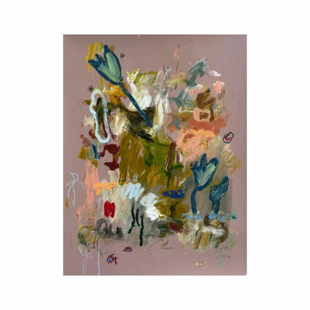 24 x 18 inches - mixed media on paper Acrylic, oil, wax crayon and graphite on paper Signed on the front Signed, titled...