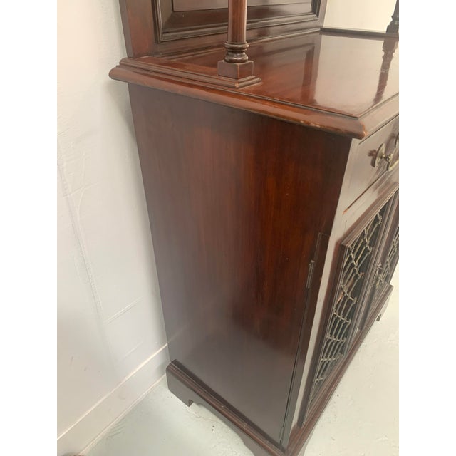 Wood Empire Style Mahogany Cupboard For Sale - Image 7 of 12