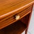 Restored 1960s Sapele Mahogany Upholstered King Headboard With Built-in Nightstands For Sale - Image 13 of 18