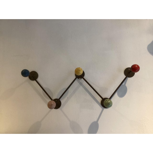 1950s Atomic Design Coat Rack from Roger Feraud, 1950s For Sale - Image 5 of 6