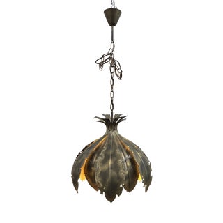 Danish Brutalist Onion Pendant by Sørensen for Holm Sørensen & Co, 1960s For Sale