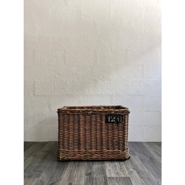 Braided Coffee Table from Rattan, 1930s For Sale - Image 9 of 11