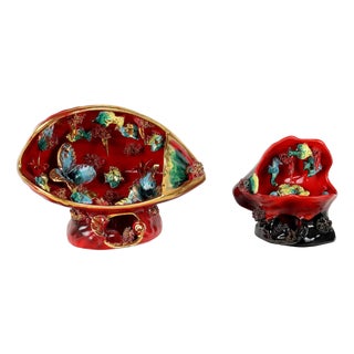 Ceramic Sculptures from Vallauris, Set of 2 For Sale