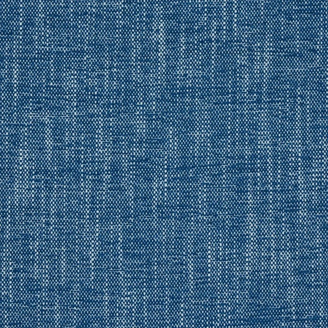 Schumacher Schumacher Dean Indoor/ Outdoor Fabric in Denim Blue For Sale - Image 4 of 4